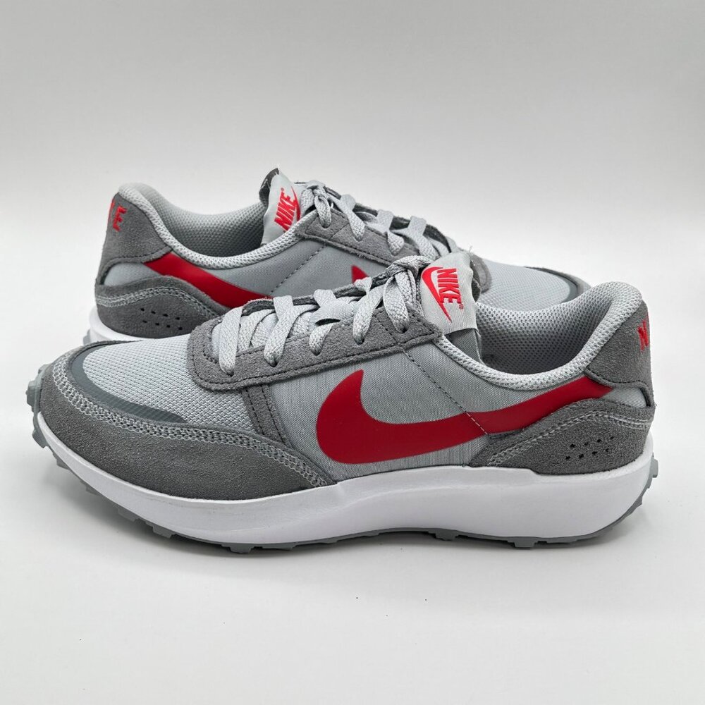 Nike Waffle NAV  Wolf Grey University Red FJ4195-004 Size Women's 7.5  / Men's 6 - Picture 10 of 12